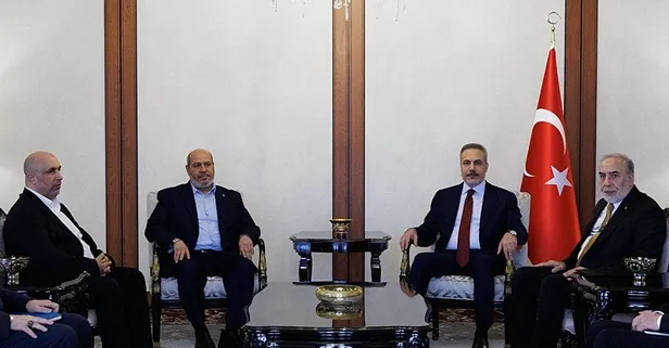 Ankara'da kritik zirve: Bakan Fidan Hamas heyetiyle bir araya geldi