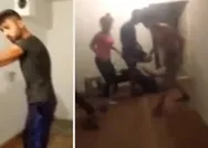 Burdurda dehşete düşüren olay! Uyuşturucu kullandığı iddia edilen gençler yaşlı adamı darp etti, kadınlar da Vur vur diye tempo tuttu...