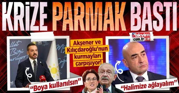 Akşener ve Kılıçdaroğlu’nun kurmayları çarpışıyor! ’Parmak boyası’ krizi: CHP’den İYİ Parti’ye Oturup halimize ağlayalım tepkisi