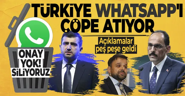 '#WhatsAppSiliyoruz' kampanyası çığ gibi büyüyor! Cumhurbaşkanlığı, kamu kuruluşları, Selçuk Bayraktar, İbrahim Kalın...