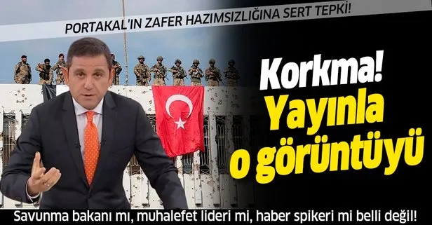 YPG’nin sözde karargahına Türk bayrağı asılmasını hazmedemeyen Fatih Portakal’a sert eleştiri: Korkma ver coşkuyu!