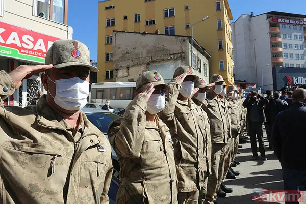 Tunceli'de PKK ile çıkan çatışmada şehit olan asker Burak Tortumlu, Erzurum’da son yolculuğuna uğurlandı - 4