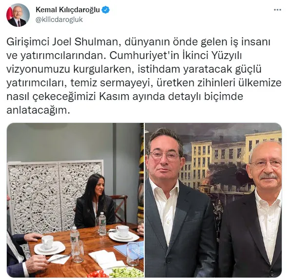 baskan-erdogan-elon-musk-ile-gorusurken-kemal-kilicdaroglunun-gorustugu-abdli-is-adami-joel-shulman-63-milyon-1665580213681.jpg Başkan Erdoğan Elon Musk ile görüşürken Kemal Kılıçdaroğlu'nun görüştüğü ABD'li iş adamı Joel Shulman 63 milyon dolarlık fonun sahibi-2
