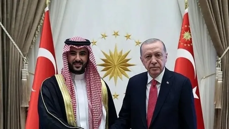 Başkan Erdoğan Suudi Arabistan Savunma Bakanı Selman’ı kabul etti