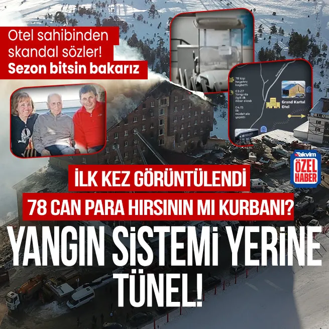 Kartalkaya’daki felaketin ardından ortaya çıktı! 120 metrelik tünel ilk kez görüntülendi! 78 can Halit Ergülün para hırsına mı kurban gitti?