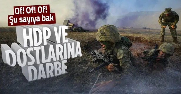 Son dakika! Eylül’de sözde 5 üst düzey toplamda 95 PKK’lı terörist imha edildi