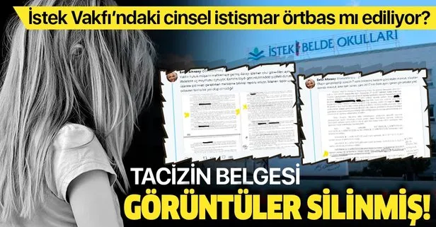 Istek Vakfi Ndaki Cinsel Istismar Ortbas Mi Ediliyor Tacizin Belgesi Goruntuler Silinmis Takvim