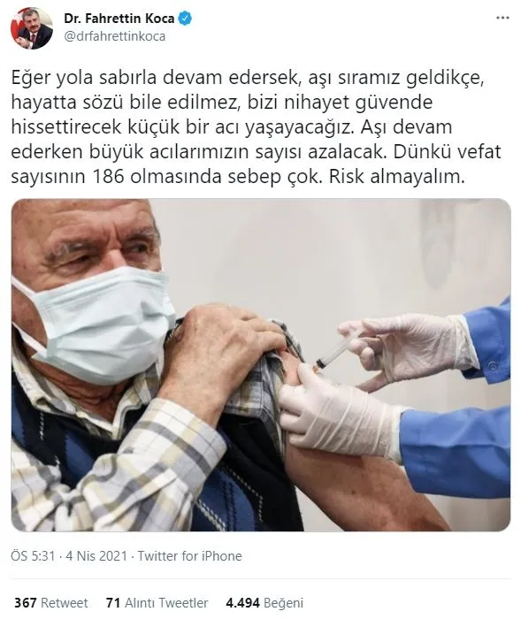 saglik-bakani-fahrettin-kocadan-asi-mesaji-maske-ve-mesafeden-daha-fazla-korur-1617555520437.jpg Sağlık Bakanı Fahrettin Koca'dan aşı mesajı: Maske ve mesafeden daha fazla korur-3