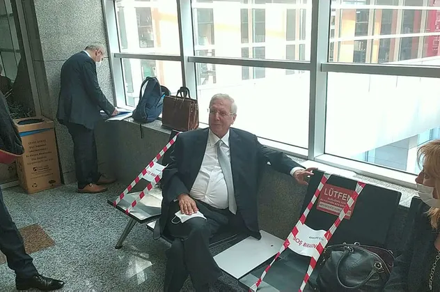 Eski Fenerbahçe Başkanı Aziz Yıldırım "Futbolda Şike" davası için adliyede