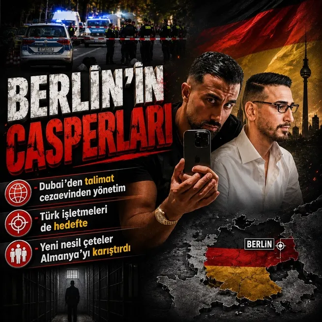 Dubaiden talimat, cezaevinden yönetim! Alman polisi alarma geçti | Yeni nesil çeteler Berlini karıştırdı