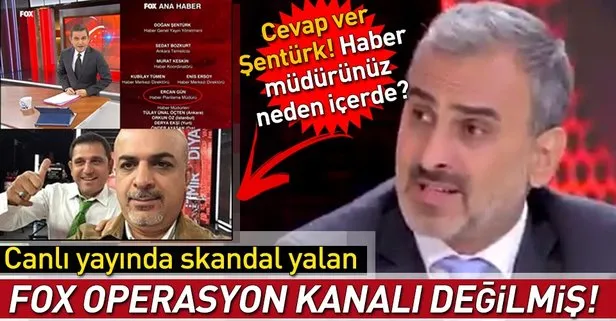 ABD’nin operasyon kanalı FOX TV’nin yayın yönetmeninden güldüren açıklama