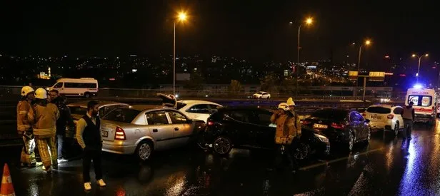 İstanbul’da zincirleme trafik kazası