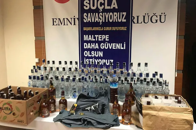 Son dakika: Maltepe'de sahte içki operasyonu
