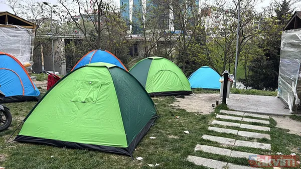 İstanbullu deprem sonrası geceyi dışarıda geçirdi: Parklar bahçeler camiler... - 13