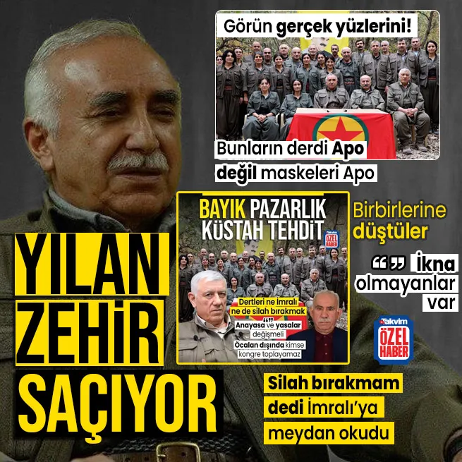 Kandilin Karayılanı çağrı yapmam silah bırakmam diyor! İmralıya meydan okudu: Bazı konular bize bırakılsın ikna olmayanlar var