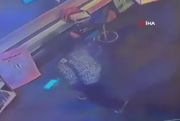 Maltepe’de güzellik merkezinde hayrete düşüren hırsızlık anı kameralarda