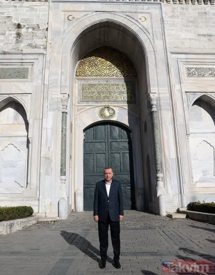 Başkan Erdoğan’dan cuma namazı sonrası esnaf ziyareti