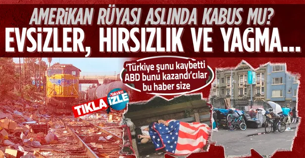 'Amerikan rüyası' aslında kabus mu? Gerçek lanse edilenden çok başka: ABD'de hırsızlık ve yağma tavan yaptı