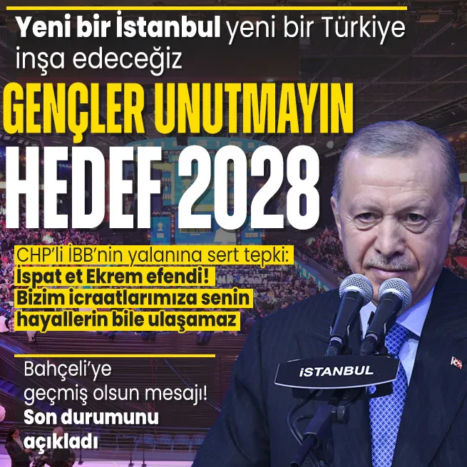 Başkan Erdoğandan AK Parti İstanbul 8. Olağan İl Kongresinde önemli açıklamalar