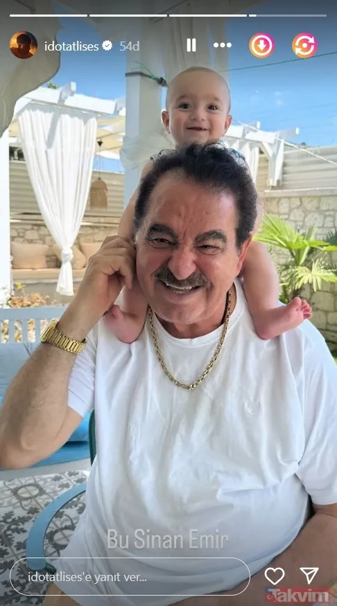 İbrahim Tatlıses ve eski eşi Derya Tuna torunlarıyla bir araya geldi! O anları İdo Tatlıses paylaştı: İşte İbrahim Ayel ile Sinan Emir - 5