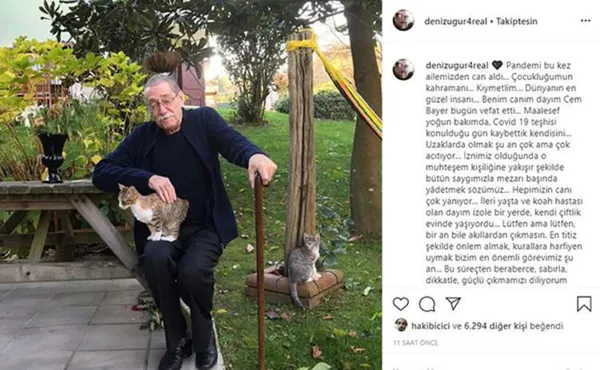 Zalim İstanbul'un Seher'inin acı günü! Deniz Uğur dayısını corona virüs nedeniyle kaybetti-1