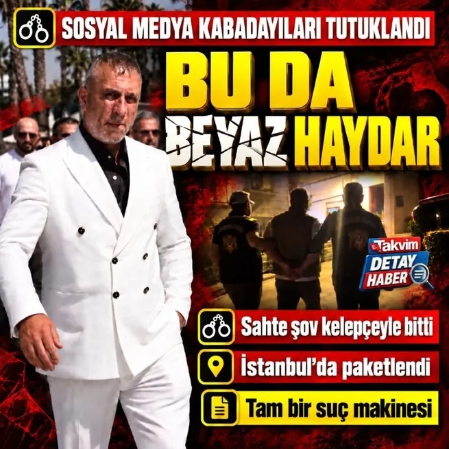 Ali Haydar Kurum tutuklandı! 11 suç kaydı çıktı! Kara para ve suç bağlantılarına mercek... Bakan Gürlekten sanal şöhret vurgusu