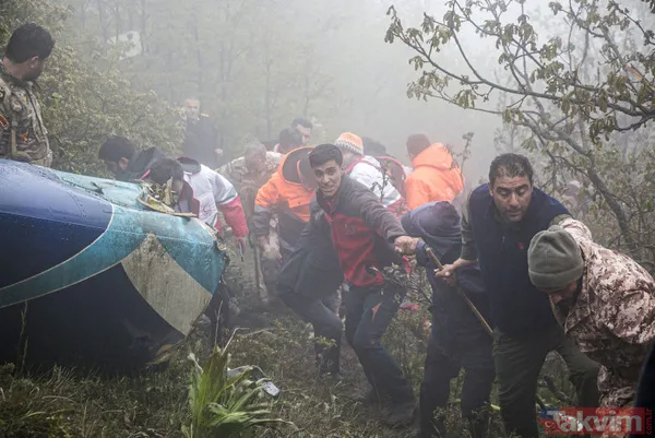 İran'da Reisi'nin can verdiği helikopter kazasına teknik bakış! Parçalar dar alanda ve toplu, ön bölümde yanık | Ambargo ve tedarik sorunu - 14