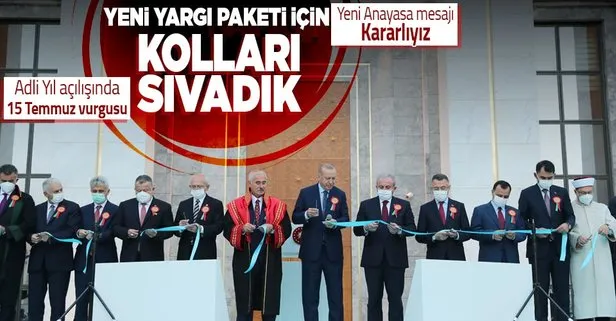 Son dakika: Başkan Erdoğan 2021-2022 Adli Yıl Açılış Töreni’nde konuştu: Yeni Yargı Paketi için kolları sıvadık