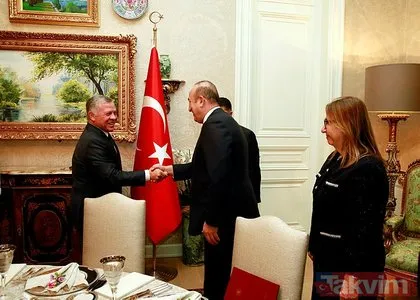 Başkan Erdoğan ile Ürdün Kralı II. Abdullah Vahdettin Köşkü’nde görüştü