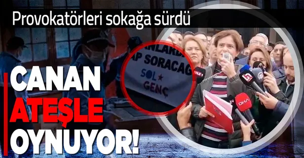 Adalar’da tutmayınca, TÜGVA İl Binasına geldiler! "Provokatörlerinizi sokaktan çekin Canan Kaftancıoğlu"
