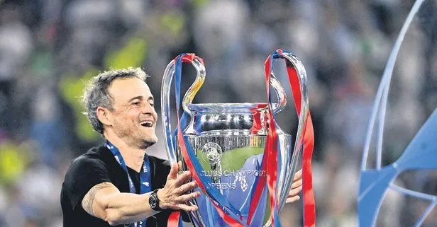 Luis Enrique Münih’te PSG ile kazandığı kupayı kızı Xana’ya adadı