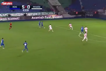 GOL: Rizespor 6 - 0 Pendikspor | Taha Şahin