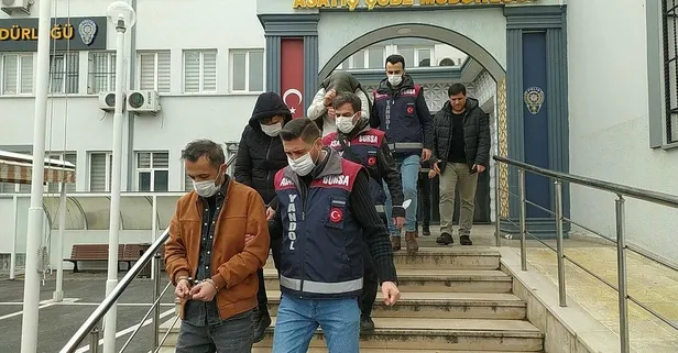 Bursa'da insanları dolandıran çeteye operasyon! Eş zamanlı operasyonlarda 5 kişi tutuklandı