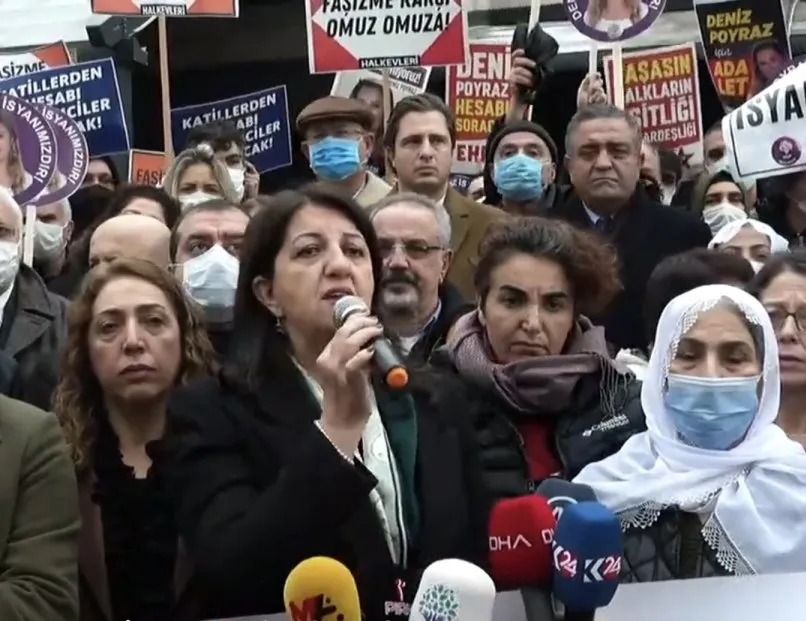 CHP’li Sezgin Tanrıkulu HDP’lilerin eylemine gitti