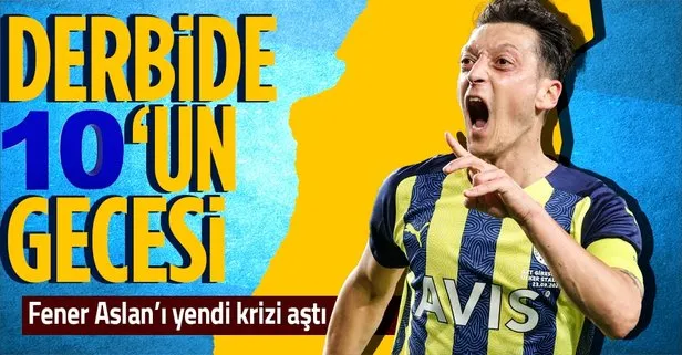 Mesut Özil’in yıldızlaştığı Galatasaray derbisinde Fenerbahçe kazanan taraf oldu