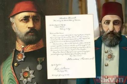 Sultan Abdülhamit ve Sultan Abdülaziz döneminde yazılan mektuplar sır oldu! ABD başkanlarına yazılmıştı...
