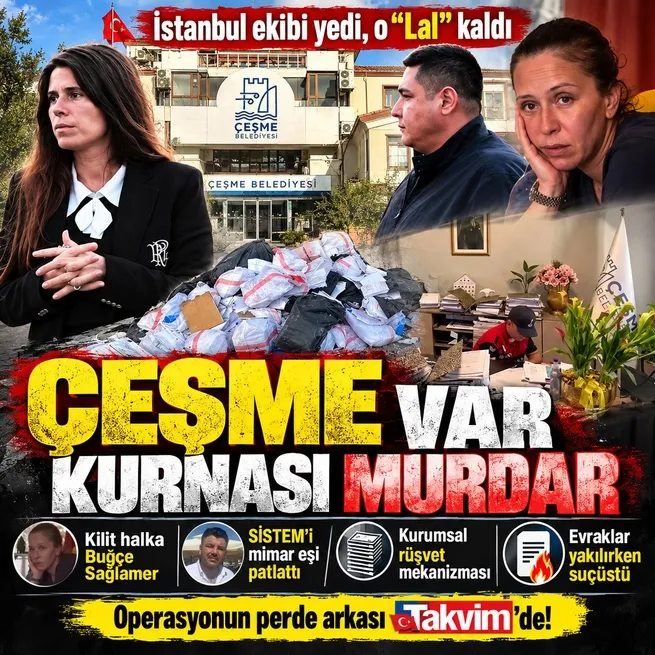 Çeşmede ihale ve rüşvet çarkı! Evraklar yakılırken suçüstü... Lal Denizli üzerinden yürüyen sistem ve operasyon getiren itiraf