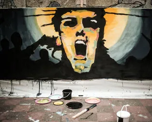 Acının resmini çizdiler