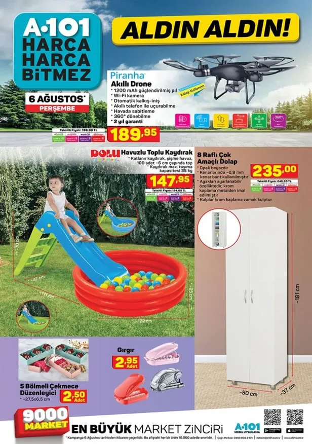 A101 6 Agustos Persembe Aktuel Urunler Katalogu Android Smart Led Tv Dikkat Cekiyor Takvim