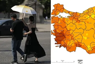Meteoroloji ısı haritası turuncu seviyede! Güneş radyasyonu artıyor, sıcaklıklar 9 derece yükselecek: Tarih açıklandı