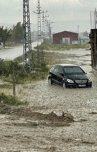Ağrı ve Iğdır'da sağanak etkili oldu