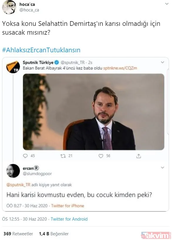 CHP'lisi, FETÖ'cüsü, Kemalisti... Böyle alçaklık görülmedi! Esra-Berat Albayrak çiftinin yeni doğan bebeklerine bile saldırdılar - 3