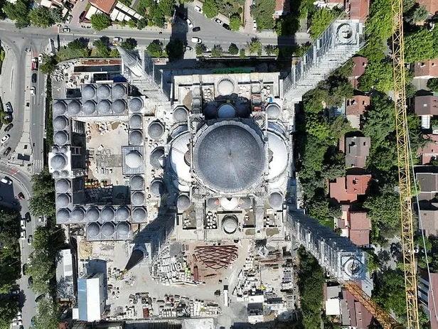 Barbaros Hayrettin Paşa Camii'nde sona gelindi! 2022 yılı içerisinde ibadete açılacak-7