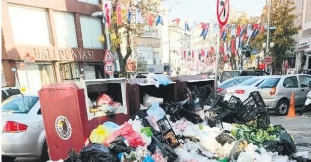 CHP'li belediyeler yine şaşırtmadı! İşçiler greve gitti: Sokaklara çöpler yığıldı