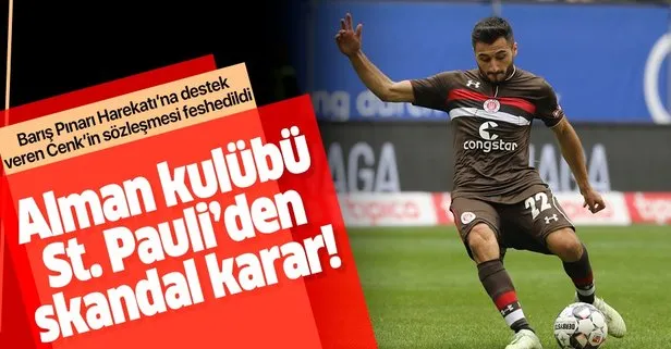 St. Pauli’den Enver Cenk Şahin ile ilgili skandal karar!