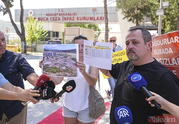 İzmir’de "CHP" mağdurlarından cezaevi önünde eylem! Tunç Soyer'den Özgür Özel'e Şenol Aslanoğlu’ndan Cemil Tugay'a… - 2