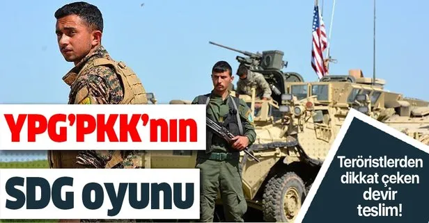 Terör örgütü YPG/PKK'nın SDG oyunu sürüyor