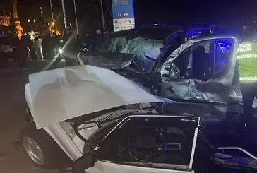 Araç ikiye bölündü: Bir kişi öldü