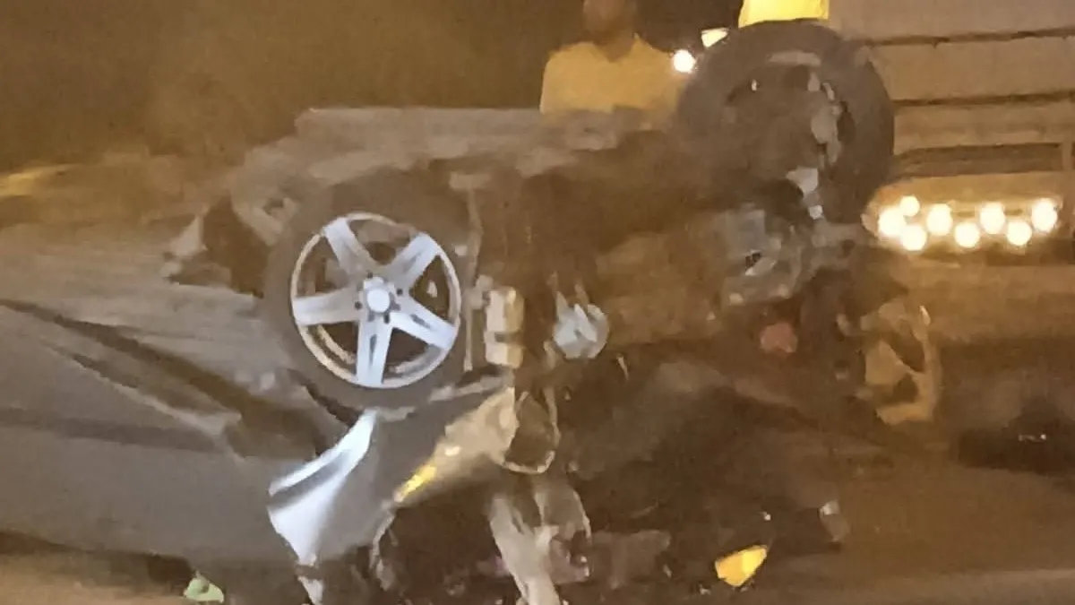 Ankara'da feci kaza! İki otomobil birbirine girdi: 5 yaralı