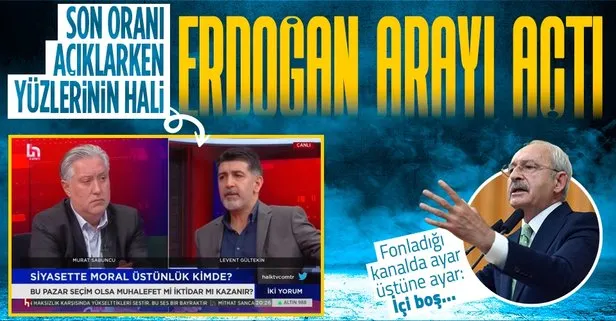 CHP’nin fonladığı Halk TV’de Kemal Kılıçdaroğlu yerden yere vuruldu! Son anket sonuçlarını açıkladılar: Erdoğan kazanır diyen...